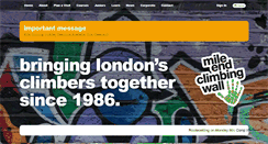 Desktop Screenshot of mileendwall.org.uk